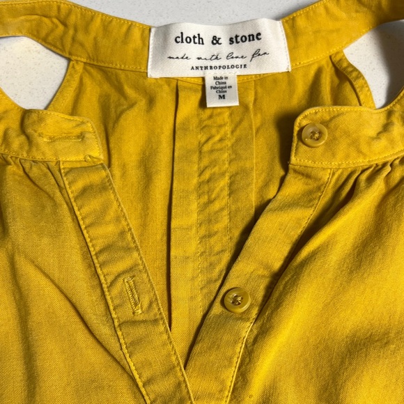 Cloth & Stone Yellow Tank Top - Picture 4 of 7